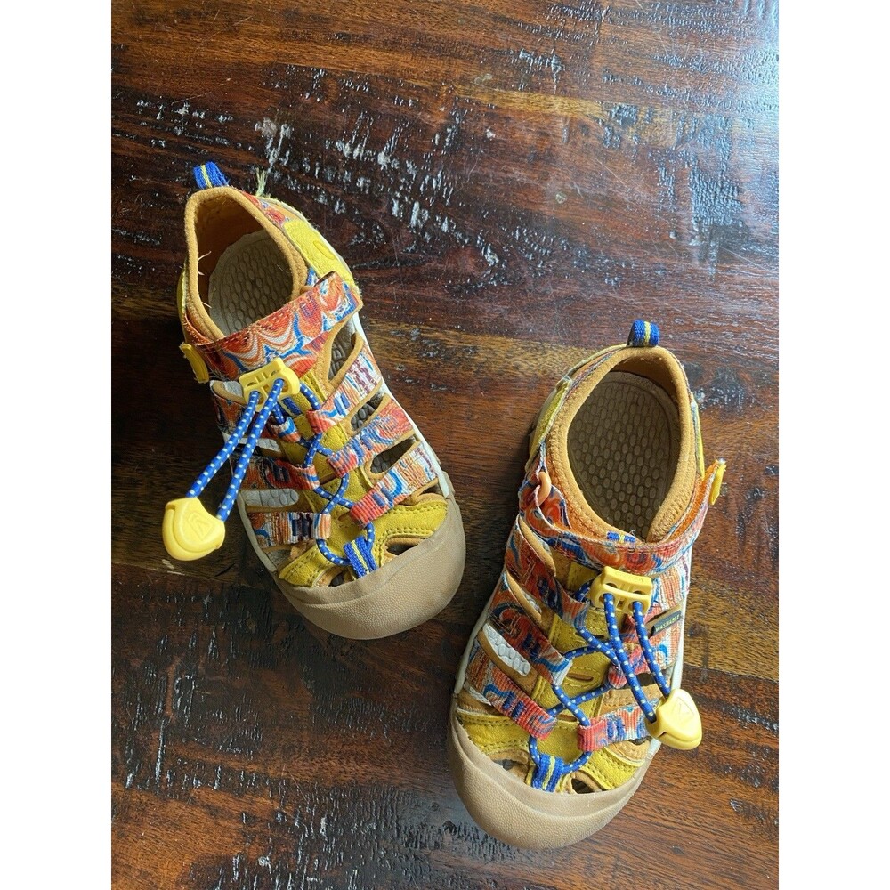 Keen Newport X Outdoor Afro Closed Toe Sandal Waterproof Shoe Hiking Kids 12